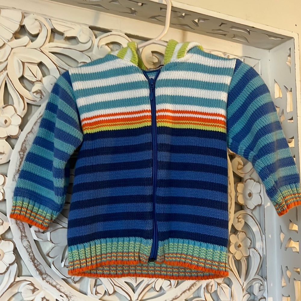 Clayeux knit zip up sweater